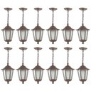 Ver imagem 1 de Conjunto 12 Pendentes de Teto Marrom Bivolt Luminárias Colon