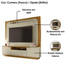Ver imagem 4 de Painel Home Theater Nilo para Tv 75 Pol 2 Portas 200 Cm Cumaru Opala Madetec