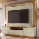 Ver imagem 2 de Painel Home Theater Nilo para Tv 75 Pol 2 Portas 200 Cm Cumaru Opala Madetec