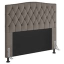 Ver imagem 1 de Cabeceira Cama Box Queen Itália 160 Cm Suede Mv Estofados Italia