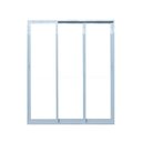 Ver imagem 3 de Porta de Correr 3 Folhas 200x215cm Vidro Temperado 6cm Fábrica do Alumínio