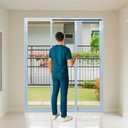 Ver imagem 7 de Porta de Correr 3 Folhas 200x215cm Vidro Temperado 6cm Fábrica do Alumínio