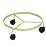 10 Suporte para Vaso de Planta Flor Chão 25 Cm Roda Rodinhas - 1
