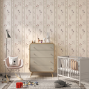 Ver imagem 5 de Kit 10 Metros - Papel de Parede Adesivo Floral Vertical Decoração para Quartos