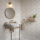 Ver imagem 3 de Kit 10 Metros - Papel de Parede Adesivo Floral Vertical Decoração para Quartos