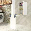 Ver imagem 3 de Armário Bancada Retrátil Am3106 Branco Tecno Mobili Branco