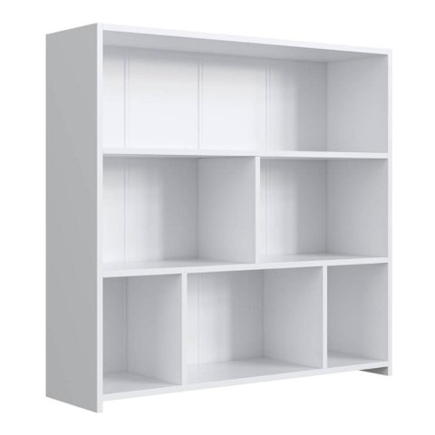 Módulo Organizador Multiuso Funcionale Estante Baixa Branca 93x26x90cm Mdp