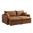 Ver imagem 3 de Sofa Orion 2.20 Nobly Veludo Marrom