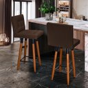 Ver imagem 1 de Kit 2 Banqueta Grace Para Cozinha Gourmet Ou Balcão Área Gourmet Pés Palito Corino