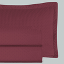 Ver imagem 3 de Colcha King Flor Lisa:vinho