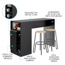 Ver imagem 3 de Bancada de Cozinha com Garrafeiro e 1 Porta 136cm Soluzione Móveis