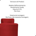 Ver imagem 2 de Puff Banquetas Athena Decorativa Suede