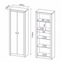 Ver imagem 2 de Kit 2 Armários para Escritório 2 Portas ME4105