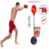KIT SACO DE PANCADAS BOXE LUTA PUNCHING BALL ALTURA AJUSTAVEL - 5