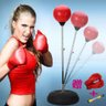 KIT SACO DE PANCADAS BOXE LUTA PUNCHING BALL ALTURA AJUSTAVEL - 4