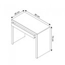 Ver imagem 7 de Kit 2 Peças com Escrivaninha Me4107 90cm e Estante 4 Prateleiras Me4104