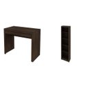 Ver imagem 6 de Kit 2 Peças com Escrivaninha Me4107 90cm e Estante 4 Prateleiras Me4104