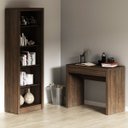 Ver imagem 4 de Kit 2 Peças com Escrivaninha Me4107 90cm e Estante 4 Prateleiras Me4104