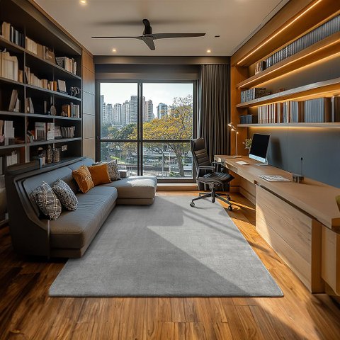 Tapete Ecletik Cinza Claro 250x300cm Tapetes São Carlos