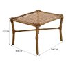 Conjunto de Mesa de Centro e 2 Cadeiras Vitória para Área Externa - 6