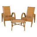 Ver imagem 1 de Conjunto de Mesa de Centro e 2 Cadeiras Vitória para Área Externa