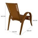 Ver imagem 7 de Conjunto de Mesa de Centro e 2 Cadeiras Vitória para Área Externa