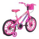 Ver imagem 3 de Bicicleta Infantil Aro 16 Rosa Chiclete Menina Free Action