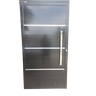 Porta de Alumínio Lambri Duplo 210x60 C/ Puxador Completa - 1