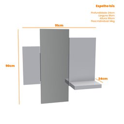 Espelho Isis Ype New Ceval - 2