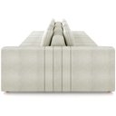 Ver imagem 7 de Sofá Ilha com Puff para Sala Living 335cm Amber M03 Bouclê Bege Claro - Lyam Decor