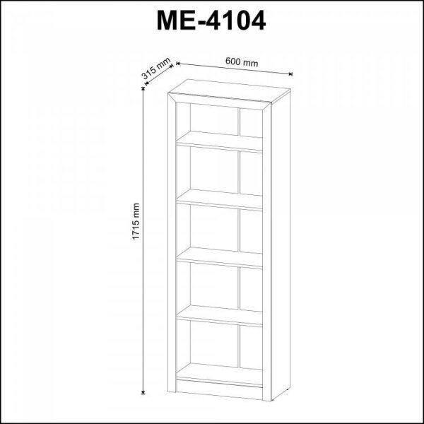 Conjunto Home Office 3 Peças 1 Escrivaninha 1 Estante e 1 Balcão 2 Portas  - 4