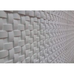 Forma 3D Gesso e Cimento ABS 1mm - Trançado 30x30 cm - 8