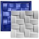 Ver imagem 1 de Forma 3D Gesso e Cimento ABS 1mm - Trançado 30x30 cm