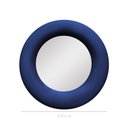 Ver imagem 3 de Espelho Decorativo Madrid Veludo 60cm Azul Marinho
