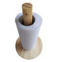 Ver imagem 6 de Porta Papel Toalha Casa Cozinha Suporte Natural Madeira