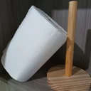 Ver mais imagens de Porta Papel Toalha Casa Cozinha Suporte Natural Madeira