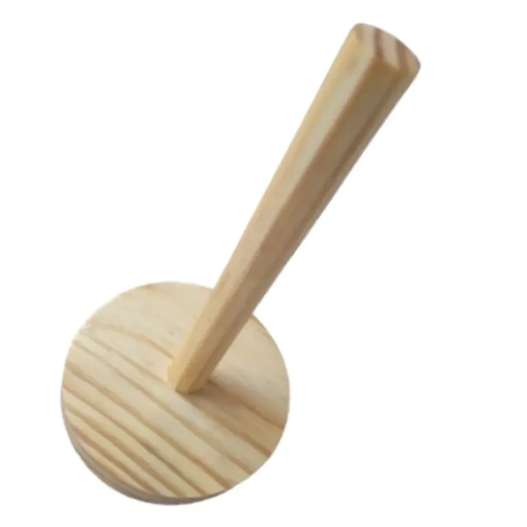 Ver imagem 3 de Porta Papel Toalha Casa Cozinha Suporte Natural Madeira