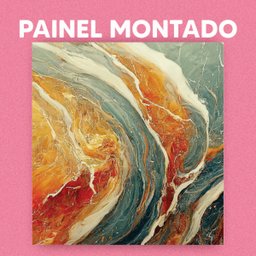 Papel de Parede Painel 3D Mármore Branco Cinza Vermelho 2M Revestimento Auto Colante Marmorizado - 3