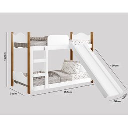 Beliche Quarto Infantil Encanto com Escorregador - 3