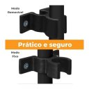 Ver imagem 4 de Cercado Cães Cachorros Pets com 10 Módulos + Portão Divisor de Ambientes Preto