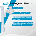 Ver imagem 3 de Conexão Pia Maquina Lavar Louça Roupa Cruzeta + Sifão 1.1/2