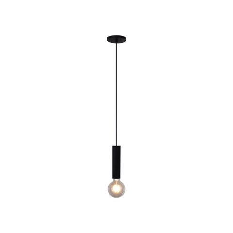 Luminária Pendente Slim Peq 1 Lamp E27 Preto - 3111 Peq Pt