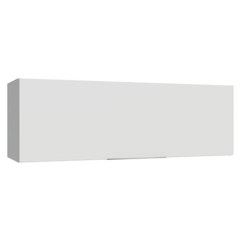 Armário Aéreo para Quarto 100 Cm 1 Porta Basculante Branco Neo Madesa