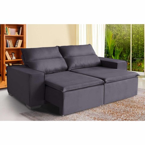 Sofá Paris 6 Lugares 2,90cm Retrátil e Reclinável - de Casa Décor e Estofados.