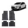 Tapete Borracha Automotivo Universal Preto Carro Daudplex Dg - 4