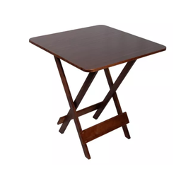 Mesa 70x70 Pinus com 4 Cadeiras Cor Imbuia - 4
