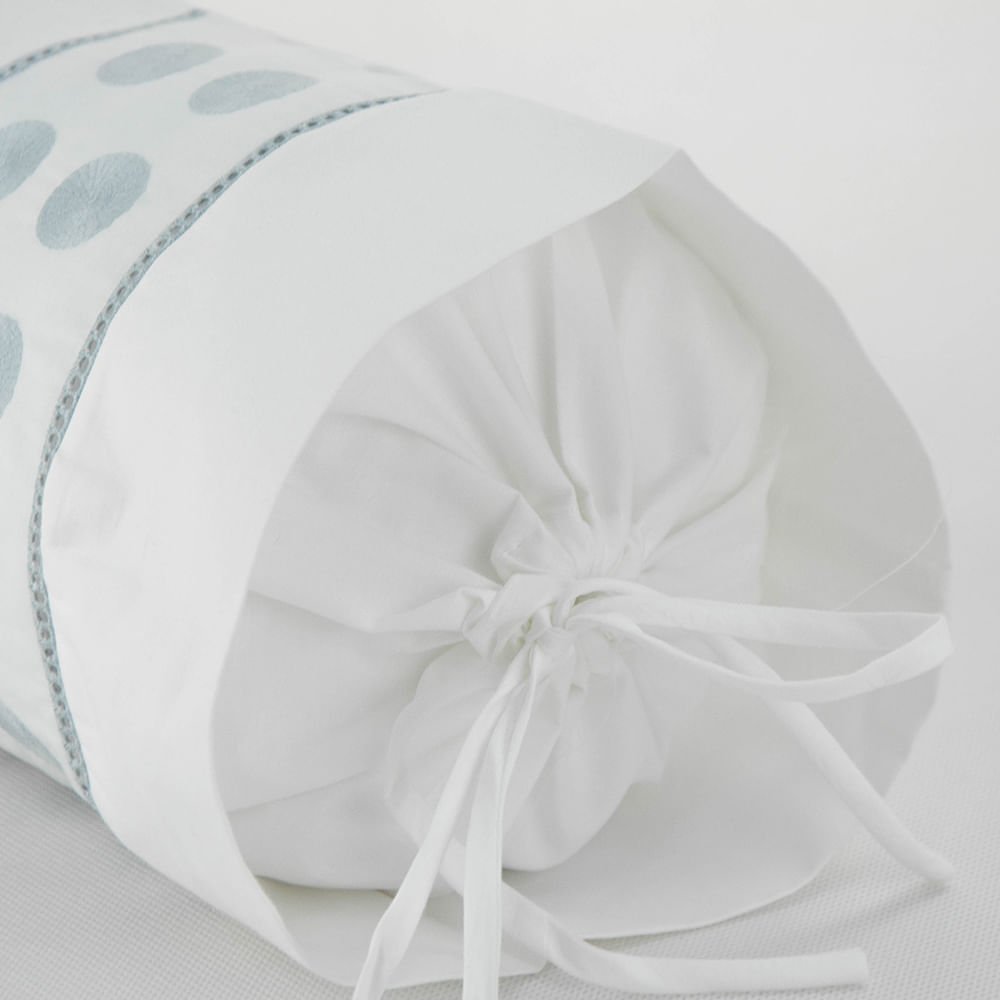 Capa para Rolo de Cama Mikonos Blue Gardenia - 3