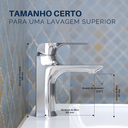 Ver imagem 6 de Misturador Monocomando Kohler Fore Line para Lavatório Bica Baixa Cromado 27478BR-4ND-Cp
