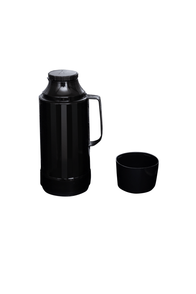 Garrafa Térmica GLT Rolha 1L Lille Preto Invicta - 2