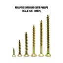 Ver imagem 2 de Parafuso Chipboard Chata Phillips Bc 3,5 X 25 - 500 Pç